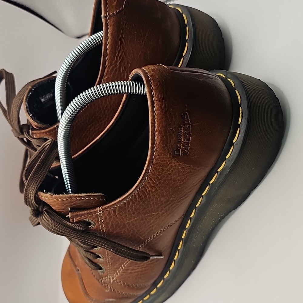 Dr. Martens Vintage Chunky Cap Toe Platform Oxfords UK 9 US 10M - Picture 5 of 10